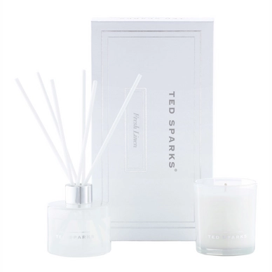 Bougie Parfumée Giftset Ted Sparks Fresh Linen
