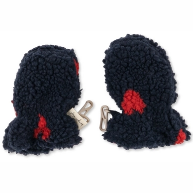 Want Konges Slojd Grizz Teddy Baby Mittens Mon Amour/Blue
