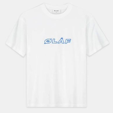 T-Shirt Olaf Men Italic Optical White