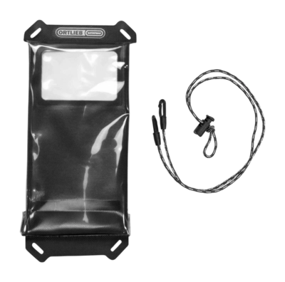 Telefoonhoes Ortlieb Safe It L Black Transparent