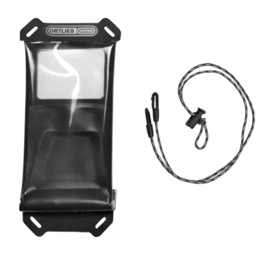 Telefoonhoes Ortlieb Safe It M Black Transparent