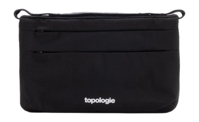 Telefoontas Topologie Wares Bags Phone Sacoche 90 Black Tech Sateen