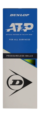 Tennisbal Dunlop ATP Pressureless (3-Tin)