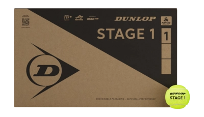 Tennisbal Dunlop Stage 1 Green (Doos 18x4)