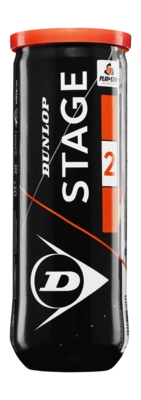 Tennisbal Dunlop Stage 2 3-tin