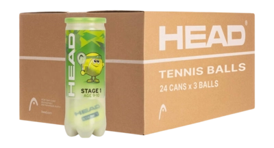 Tennisbal HEAD 3B Stage 1 Green (Doos 24 x 3)