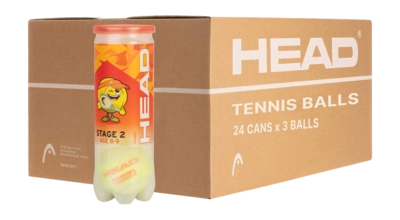 Tennisbal HEAD 3B Stage 2 Orange (Doos 24 x 3)