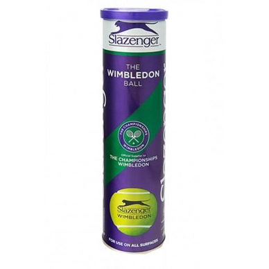 Tennisball Slazenger Wimbledon Hydroguard Ultra-Vis (4-Tin)
