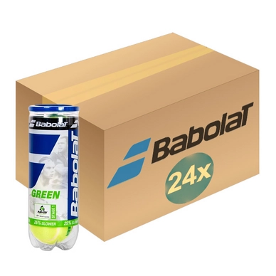 Tennisbälle Babolat Green 3X (Box mit 24 x 3)
