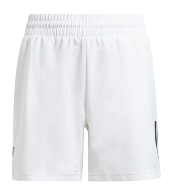 Tennisbroek Adidas Boys Club 3-Stripe White Regular Fit