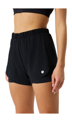 Tennisbroek Björn Borg Women Ace 2 In 1 Black Beauty