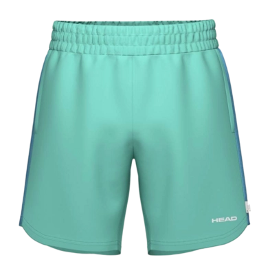 Tennisbroek HEAD Men Power Shorts Turquoise/Airforce Blue Regular Fit