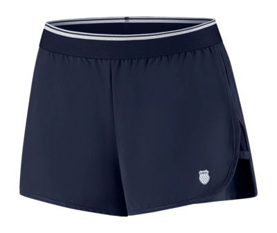 Tennisbroek K-Swiss Women Hypercourt Navy Shorts 8 Regular Fit