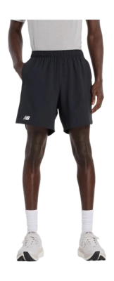Tennisbroek New Balance Men Tournament Short Black BK