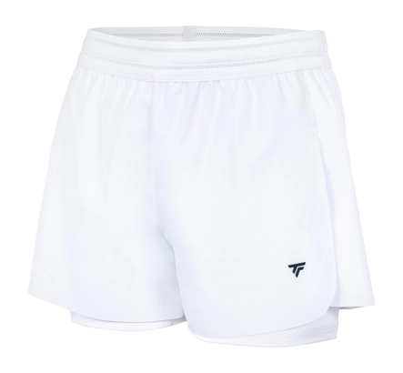 Tennisbroek Tecnifibre Women Team Stretch White