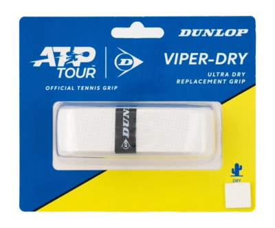 Tennisgrip Dunlop ATP Viper-Dry Replacement Grip Blister White