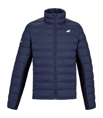 Tennisjas Babolat Men Exercise Dark Blue Padded Jacket Regular Fit