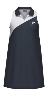 Tennisjurk HEAD Girls Spirit Dress Navy/White Loose Fit