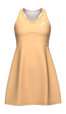 Tennisjurk HEAD Women Pro Dress Apricot Regular Fit
