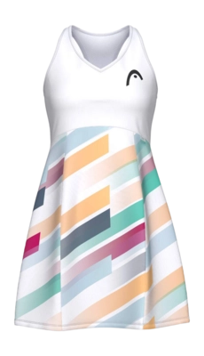 Tennisjurk HEAD Women Pro Dress White/Apricot