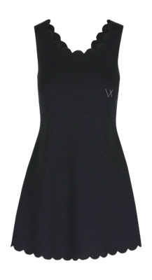 Tennisjurk Vieux Jeu Women Fleur Dress Black Regular Fit