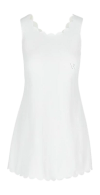 Tennisjurk Vieux Jeu Women Fleur Dress White Regular Fit