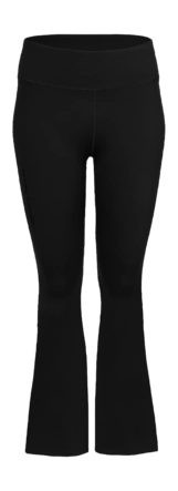 Tennislegging The Indian Maharadja Women Performance Flared Tight Black 4-way stretch