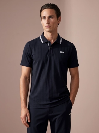 Tennispolo Sjeng Sports Men Cato Dark Blue Regular Fit