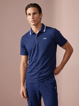 Tennispolo Sjeng Sports Men Cato Pelikan Ink Regular Fit