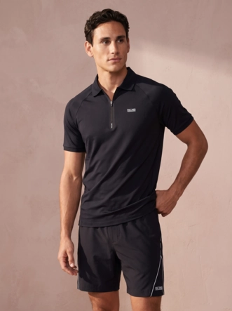 Tennispolo Sjeng Sports Men Chet Dark Blue Regular Fit