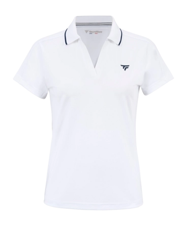 Tennispolo Tecnifibre Women Team Tech White