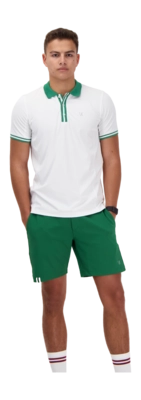 2---Sven Polo White-Green