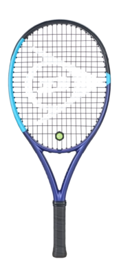 Tennisracket Dunlop FX 500 JR 25 Violet/Black/Cyan (Bespannen)
