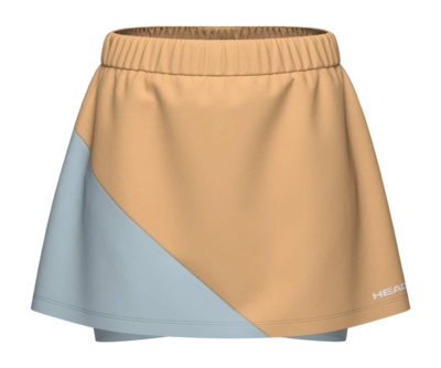 Tennisrok HEAD Women Dynamic Skort Apricot/Light Blue