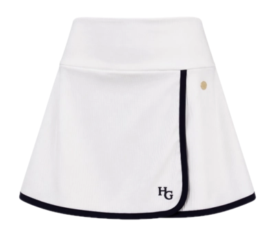 Tennisrok House of Gravity Women Active Line Skirt White Rib X Blue