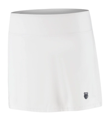 Tennisrok K-Swiss Women Hypercourt High Waist Skirt White Regular Fit