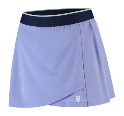 Tennisrok K-Swiss Women Hypercourt Neon Purple Skirt Jacquard Regular Fit