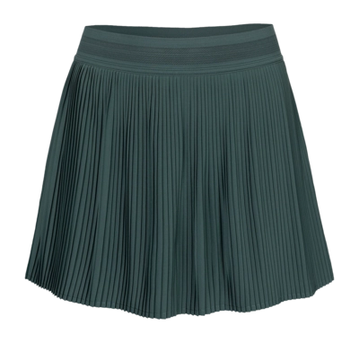 Tennisrok The Indian Maharadja Women Fine Pleated Skirt Hunter Green 4-way stretch