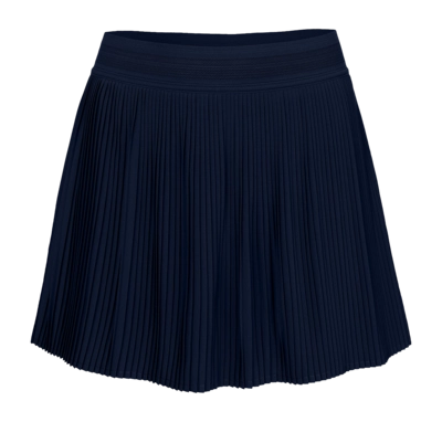 Tennisrok The Indian Maharadja Women Fine Pleated Skirt Night Blue