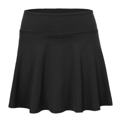 Tennisrok The Indian Maharadja Women Flowing Skirt Black Soepel vallend