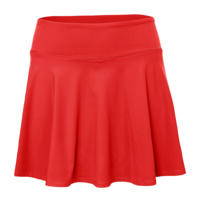 Tennisrok The Indian Maharadja Women Flowing Skirt Ruby Red