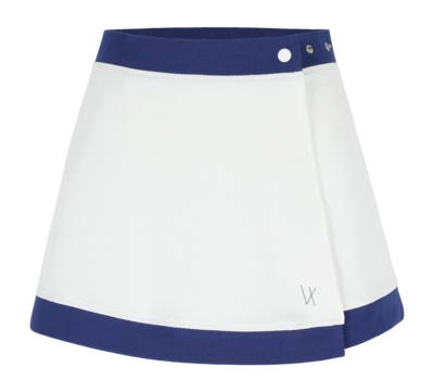 Tennisrok Vieux Jeu Women Amelie Skirt White/Blue