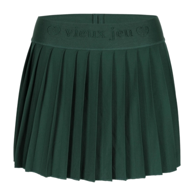 Tennisrok Vieux Jeu Women Chantal Skirt Heart Dark Green Regular Fit