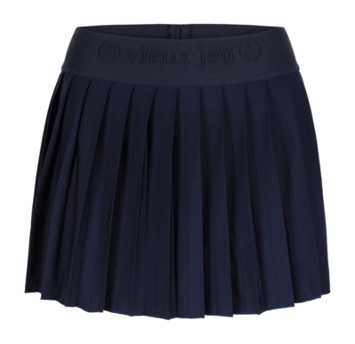 Tennisrok Vieux Jeu Women Chantal Skirt Heart Dress Blue Regular Fit