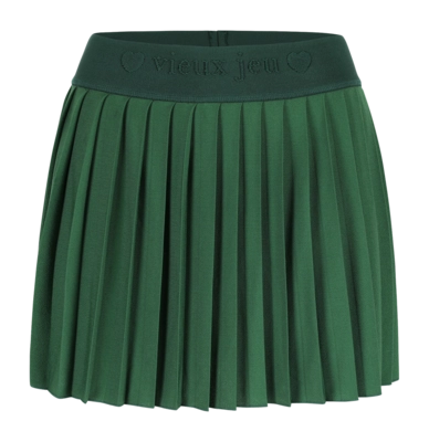 Tennisrok Vieux Jeu Women Chantal Skirt Heart Green