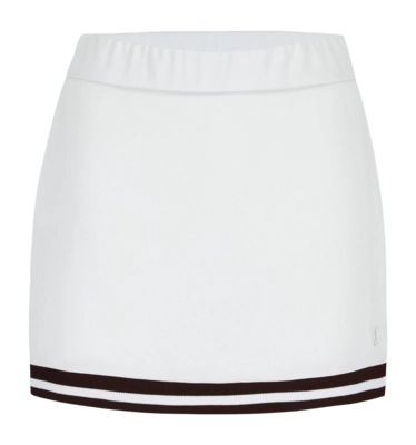 Tennisrok Vieux Jeu Women Juliette Skirt White/Burgundy