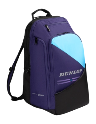 Tennisrugzak Dunlop FX Performance Backpack Violet/Black/Cyan