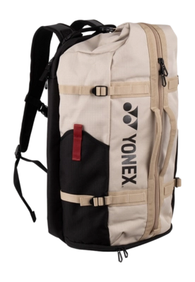 Tennisrugzak Yonex Dames en Heren Gearlogic Backpack Beige BA72612EX