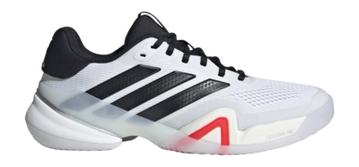 Tennisschoen Adidas Men Barricade 14 Cloud White / Core Black / Lucid Red Hardcourt