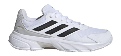 Tennisschoen Adidas Men Courtjam Control 3 Cloud White / Core Black / Grey Two Hardcourt